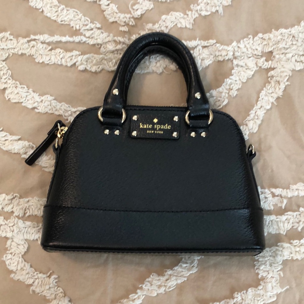 ♠️ Kate Spade Black Leather Small Handbag ♠️